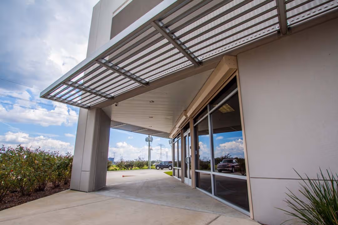 Exterior Security Shutters Open